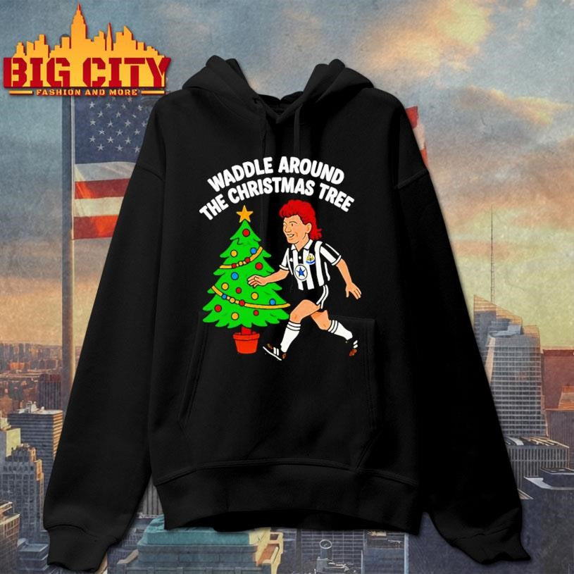 Waddle Around The Christmas Tree Newcastle Shirt