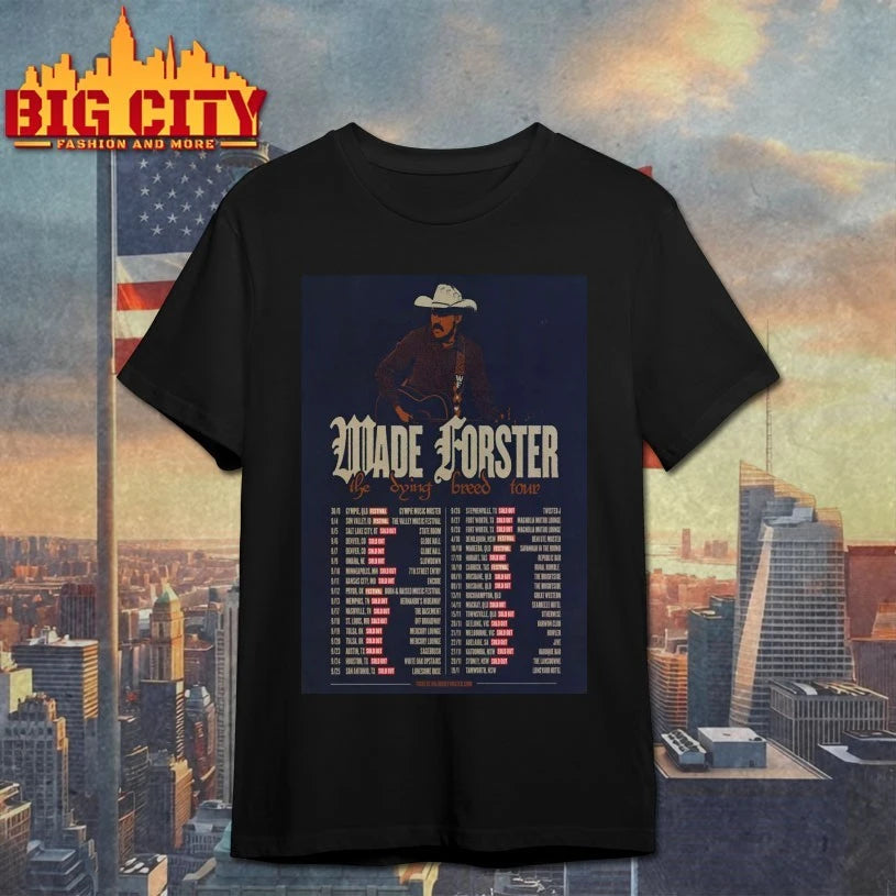 Wade Forster 2026 The Dying Breed Tour Poster shirt