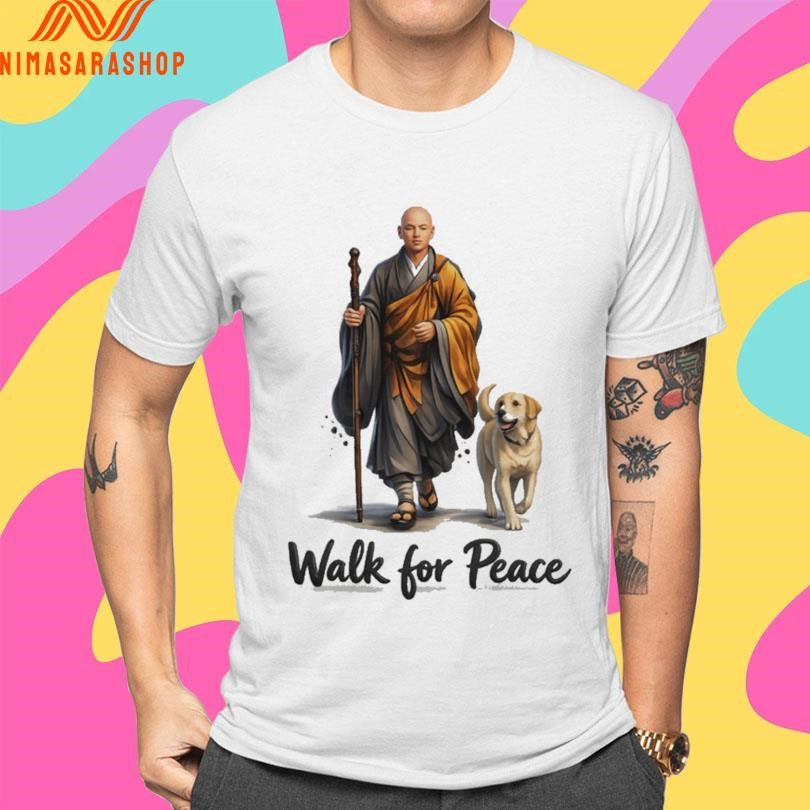Walk For Peace Monks Shirts