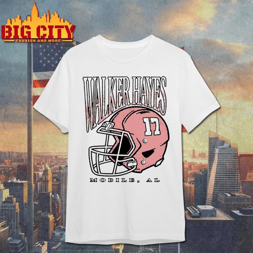 Walker Hayes 2025 Mobile, AL helmet shirt