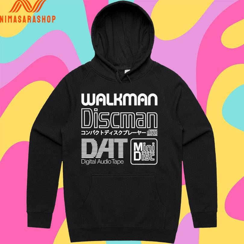 Walkman Discman Dat Digital Audio Tape Minidisc Shirts