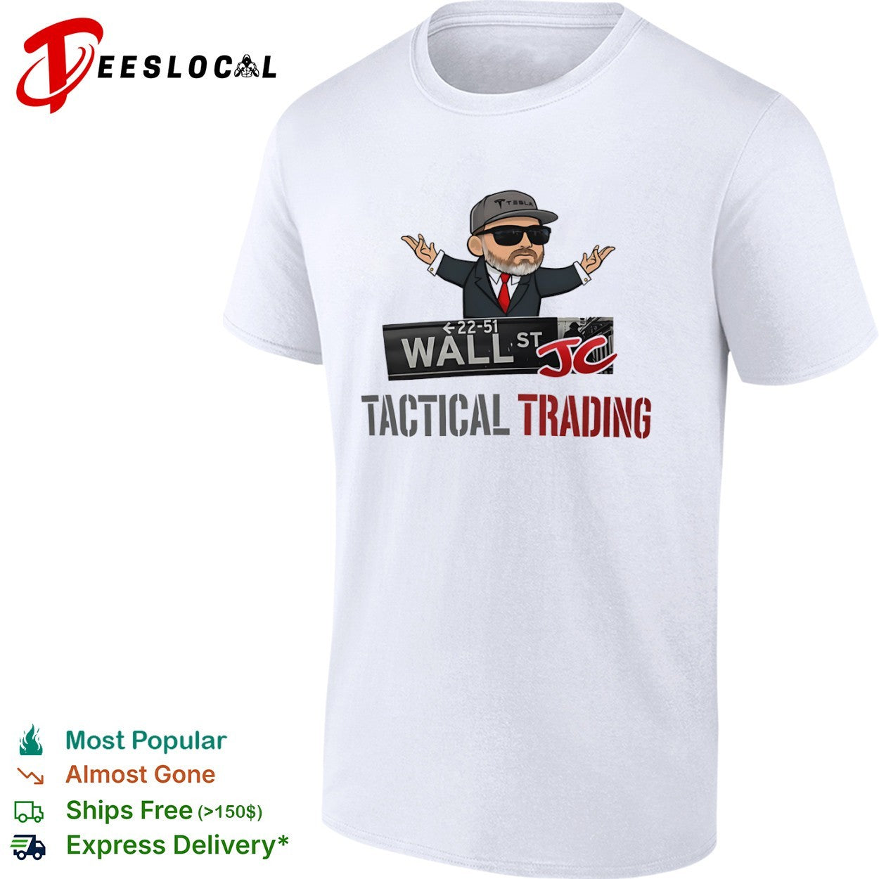 Wall Street Tactical Trading guy suit shirt