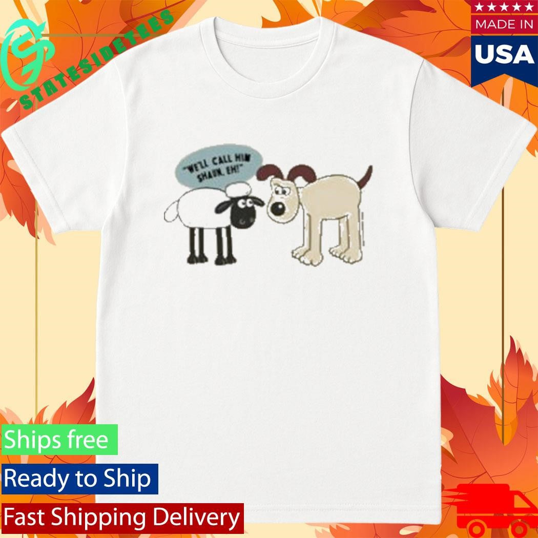 Wallace And Gromit Gromit Meets Shaun Shirt
