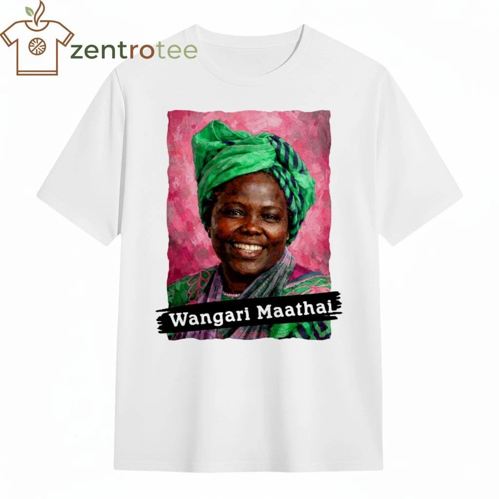 Wangari Maathai paint tee