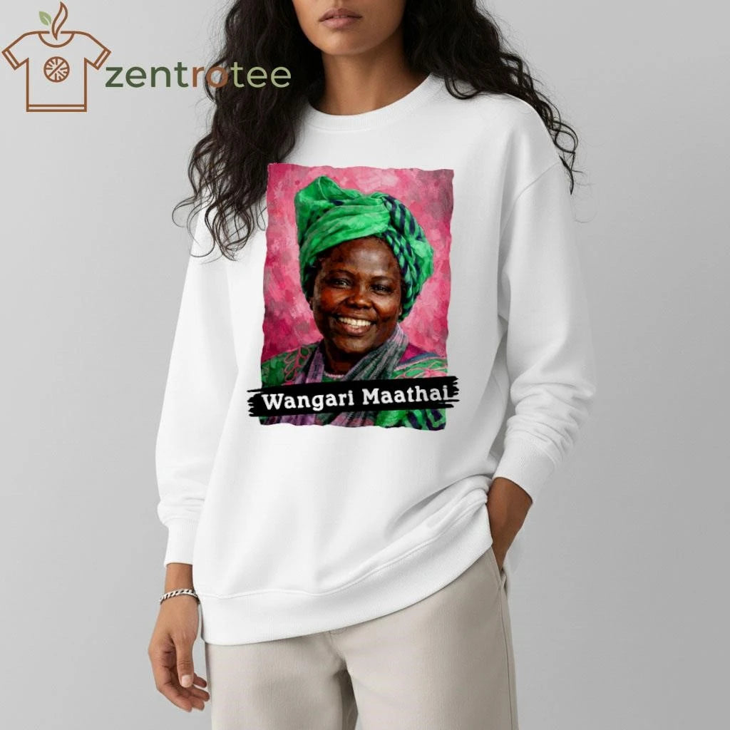 Wangari Maathai paint tee