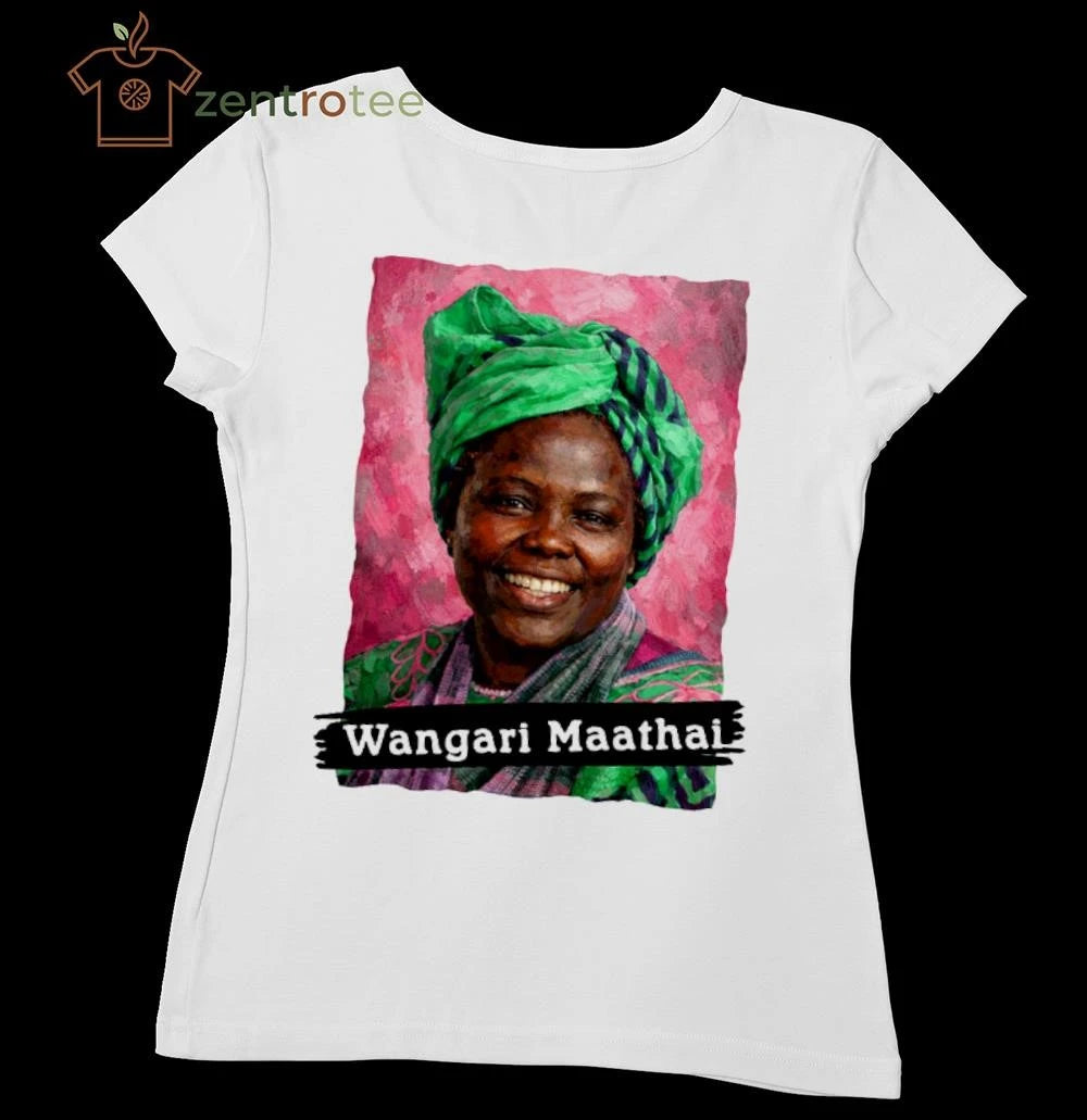 Wangari Maathai paint tee
