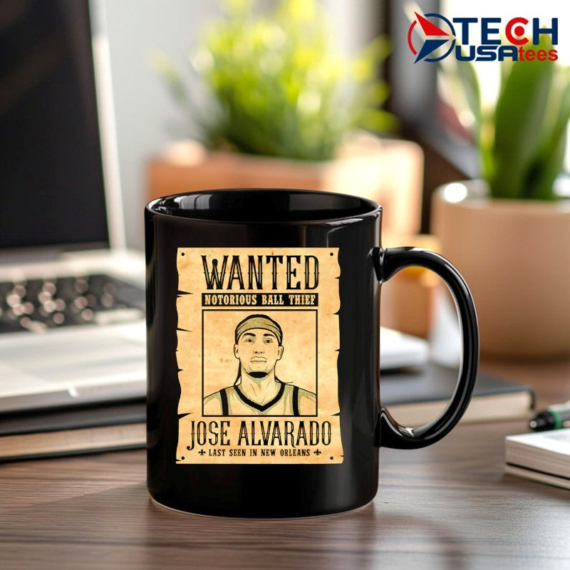 Wanted Notorious Ball Thief Jose Alvarado last seen in New Orleans shirt