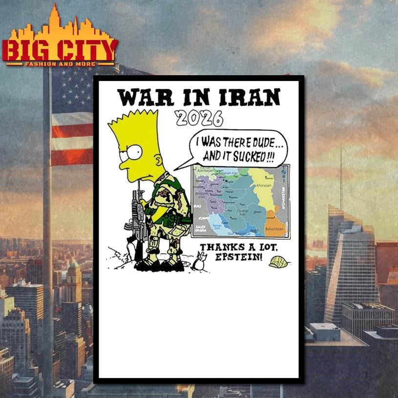 War In Iran 2026 Thanks A Lot Epstein Shirt