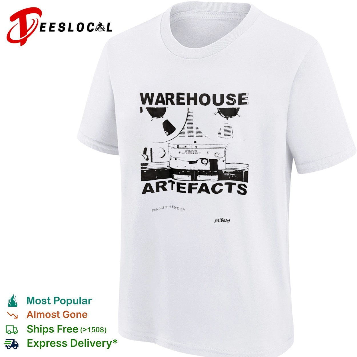 Warehouse Artefacts Studer A807 Recorder Fondation Beyeler shirt