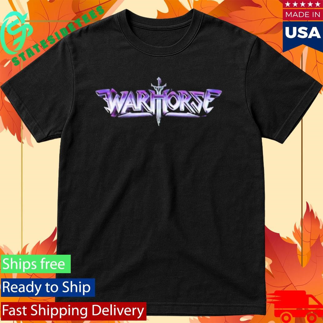 Warhorse Logo Purple Shirt