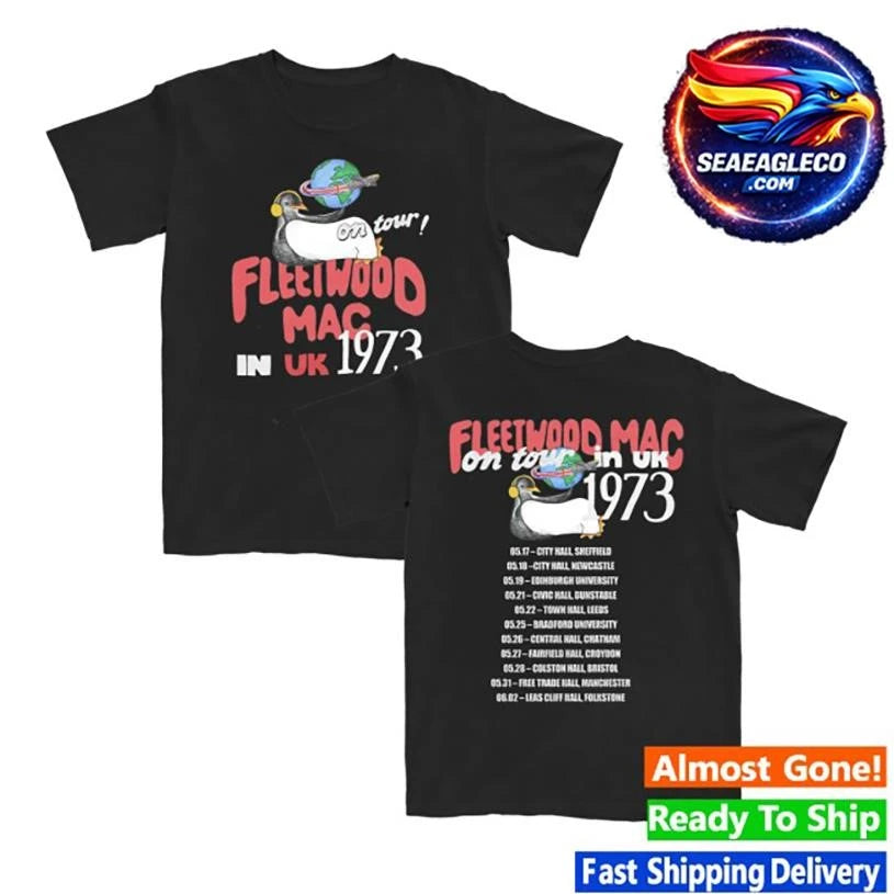 Warner Music Uk Tour ’73 Two Sided Shirt