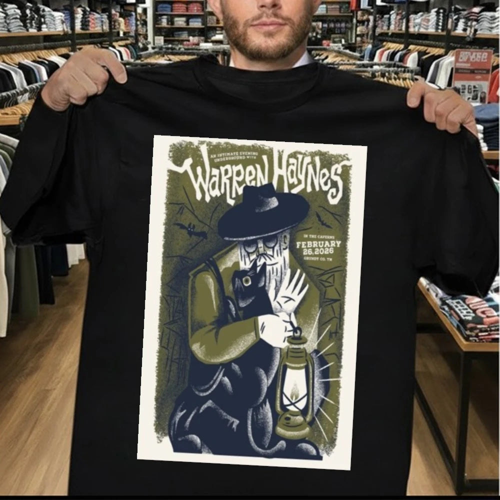 Warren Haynes Feb 26 2026 The Caverns, Grundy County, TN Poster Shirt