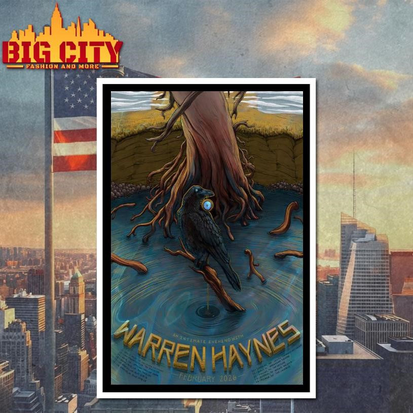 Warren Haynes Tour Feb 2026 Poster Shirt