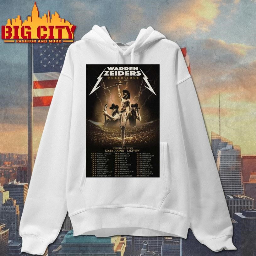 Warren Zeiders World Tour 2025-2026 Poster shirt