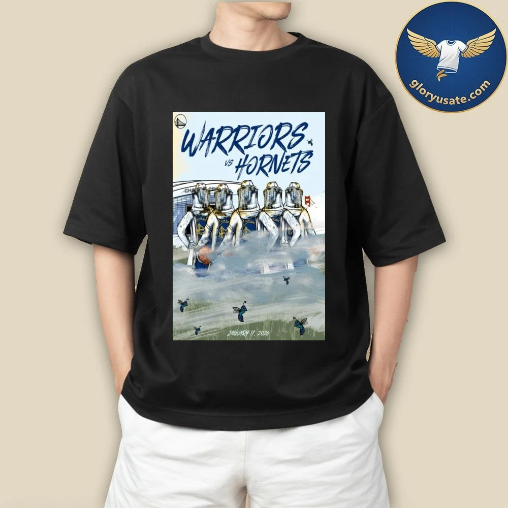 Warriors Vs Hornets Jan 17 2026 The Chase Center in San Francisco Poster Shirt