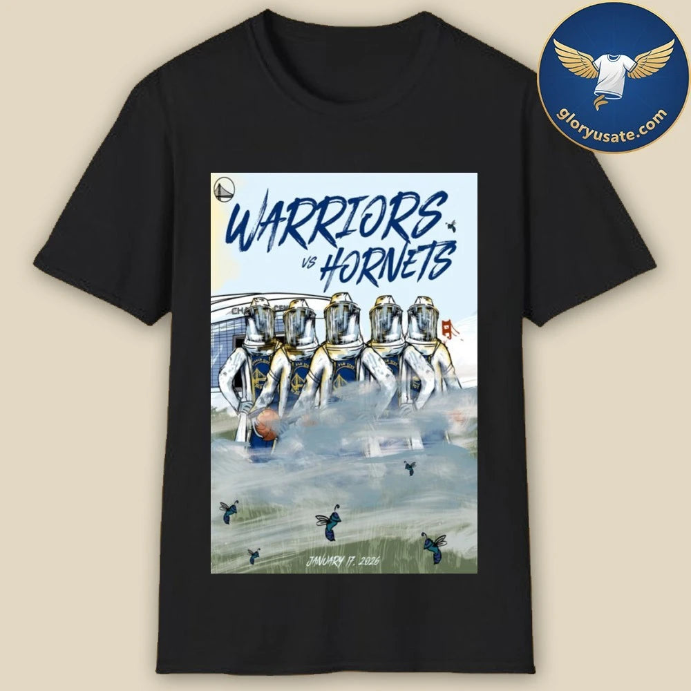 Warriors Vs Hornets Jan 17 2026 The Chase Center in San Francisco Poster Shirt