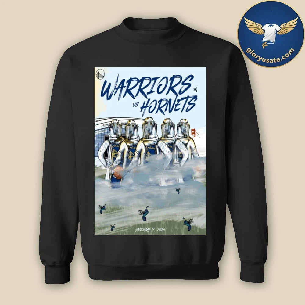 Warriors Vs Hornets Jan 17 2026 The Chase Center in San Francisco Poster Shirt