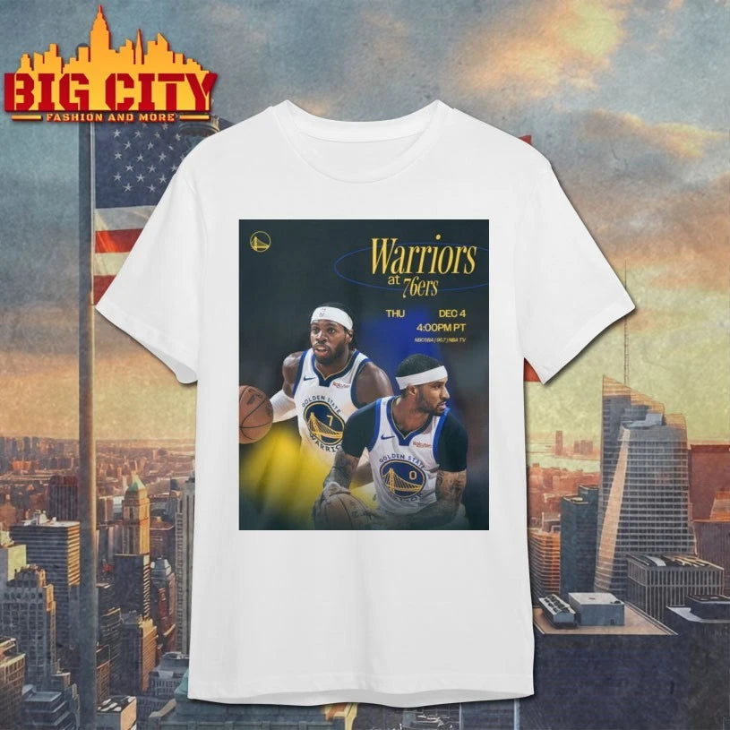 Warriors vs 76ers shirt
