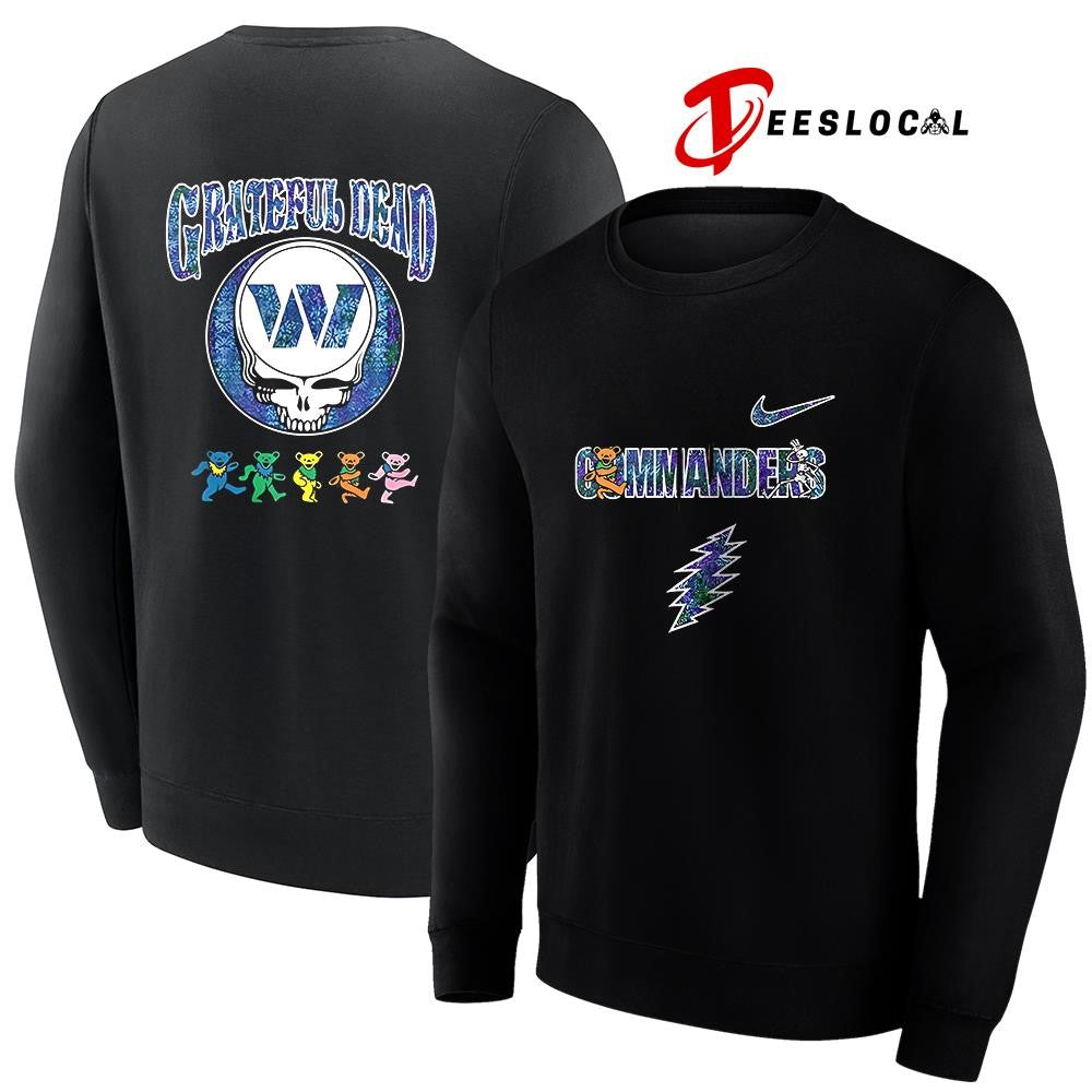 Washington Commanders Grateful Dead 60 years of Rock shirt