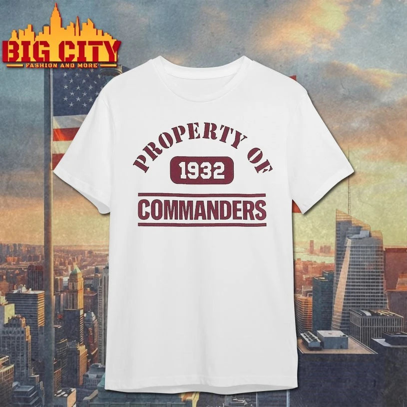 Washington Commanders Property Of 1932 Commanders shirt