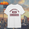Washington Commanders Property Of 1932 Commanders shirt
