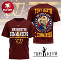 Washington Commanders Toby Keith American Icon Should’ve Been Redskins Two Sided Shirt