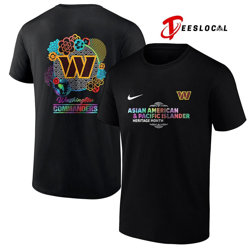 Washington Commanders x Asian American and Pacific Islander heritage logo shirt