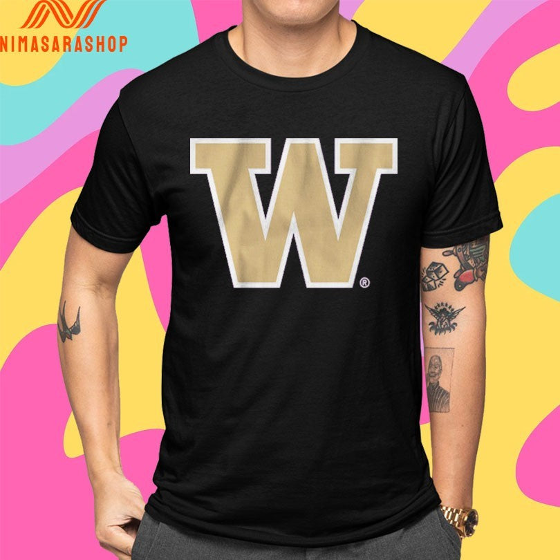 Washington Huskies Men’s Basketball Primary Logo Shirts