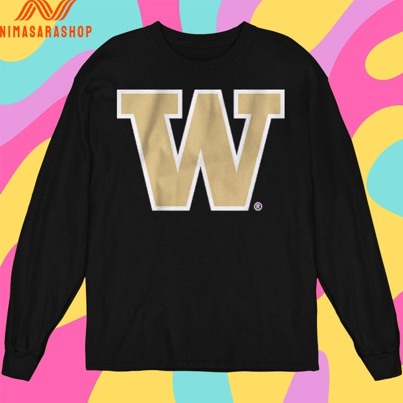 Washington Huskies Men’s Basketball Primary Logo Shirts