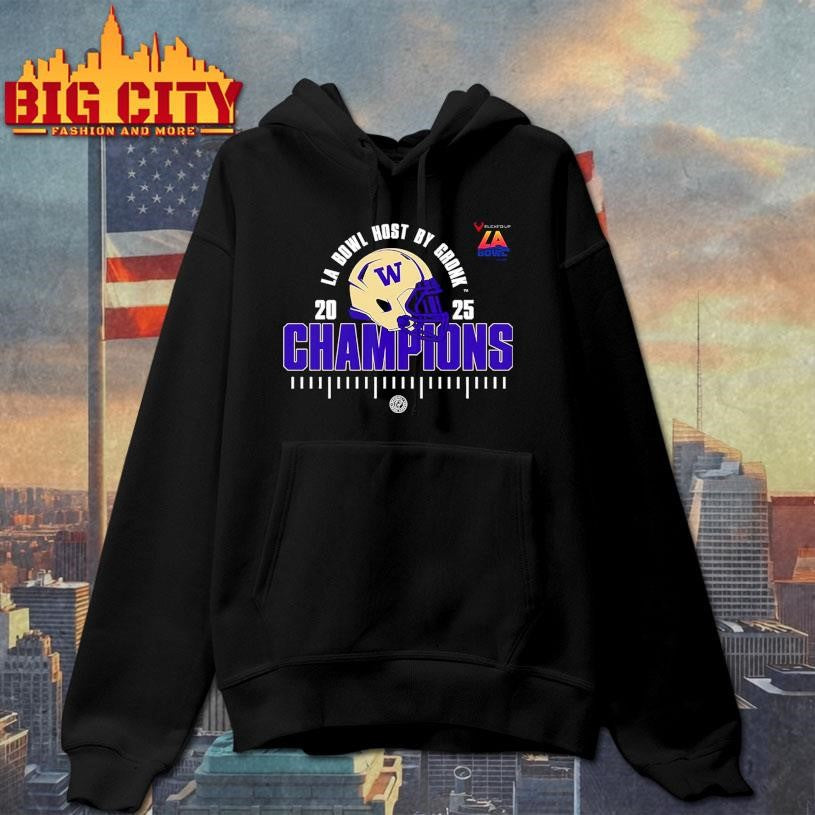 Washington Huskies The Bucked Up LA Bowl Hosted By Gronk Champions NCAA Football 2025 Shirt