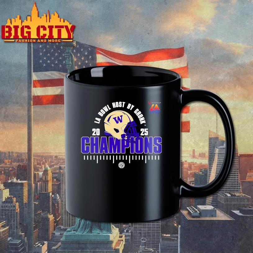 Washington Huskies The Bucked Up LA Bowl Hosted By Gronk Champions NCAA Football 2025 Shirt