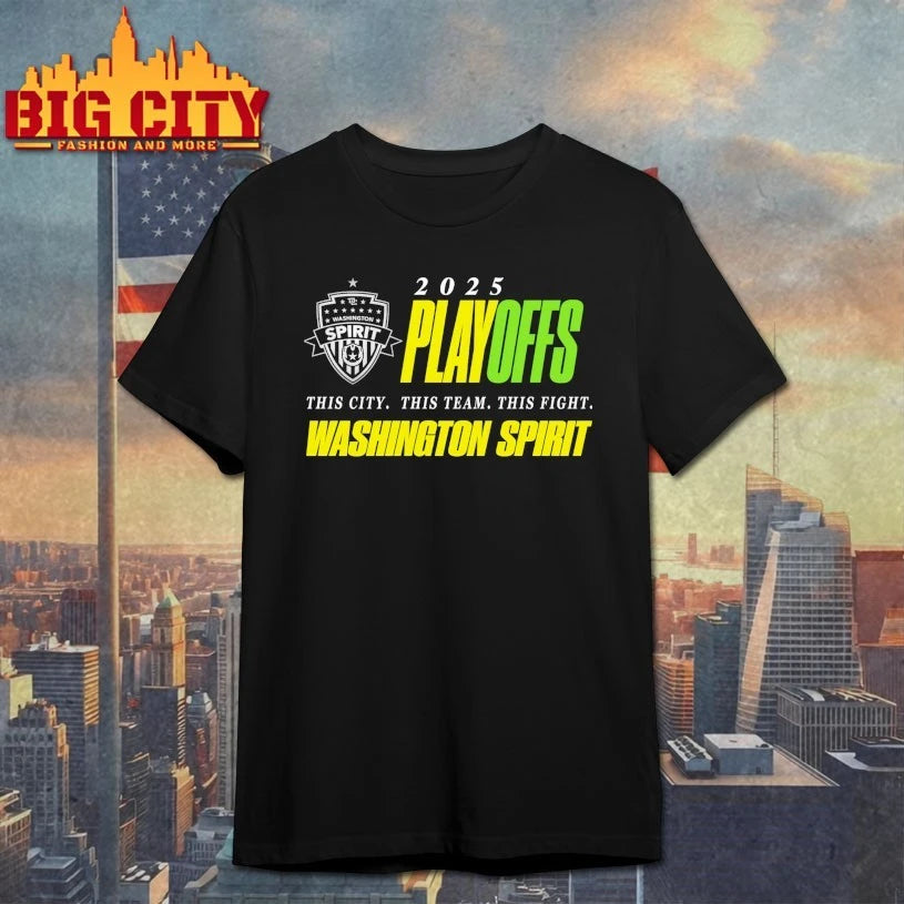 Washington Spirit 2025 Playoffs This city This Team This Fight logo shirt