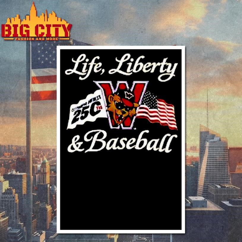 Washington Wild Things Life Liberty And Baseball Shirt