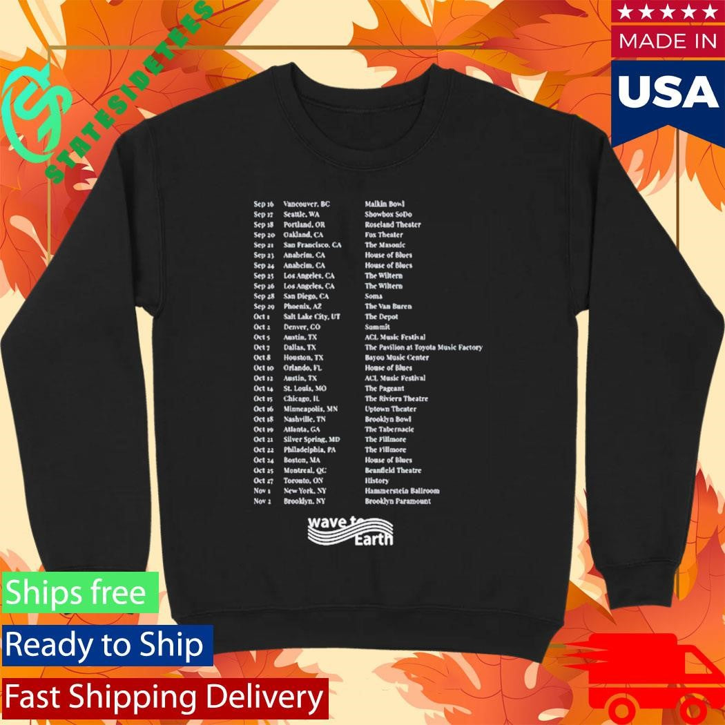 Wave To Earth Dark Simple Shirt