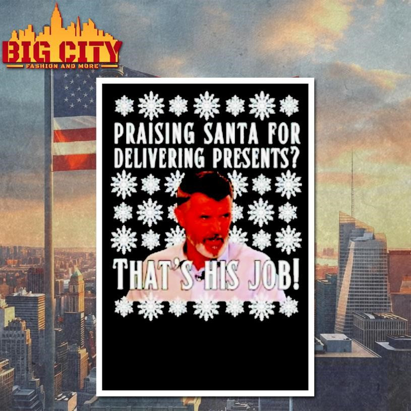 Wayne Rooney Praising Santa For Delivering Presents Thats His Jog Ugly Christmas Shirt