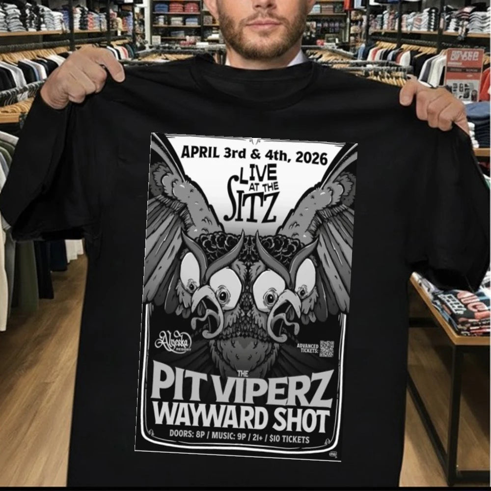 Wayward Shot April 3-4 2026 Live at the Sitz Show Poster Shirt