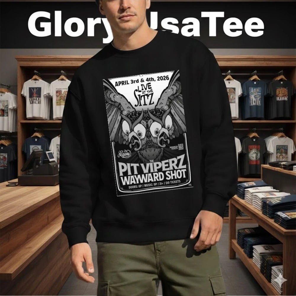 Wayward Shot April 3-4 2026 Live at the Sitz Show Poster Shirt