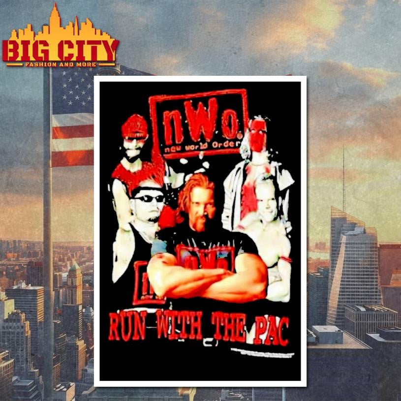 Wcw Nwo Wolfpac Run With The Pac Shirt
