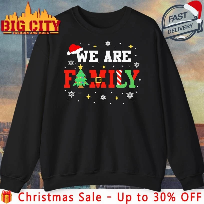 We Are Family Christmas Pajamas shirt