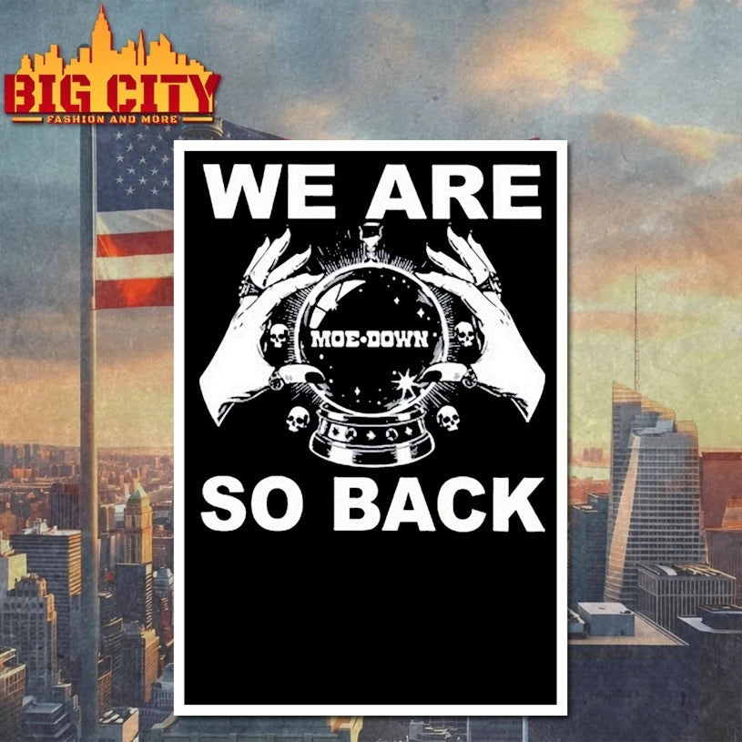 We Are So Back moe.down T-shirt