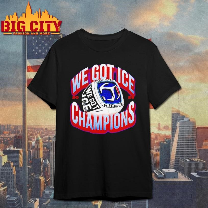 We Got Ice Champions Warehouse Cup Rings 2025 Shirt
