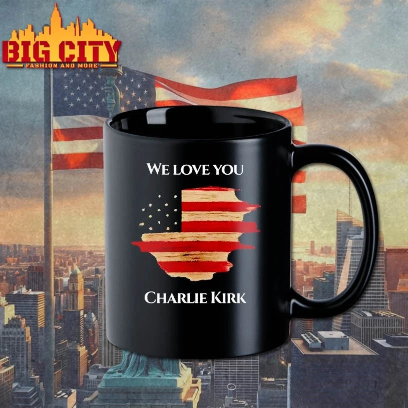 We Love You Charlie Kirk Map USA shirts