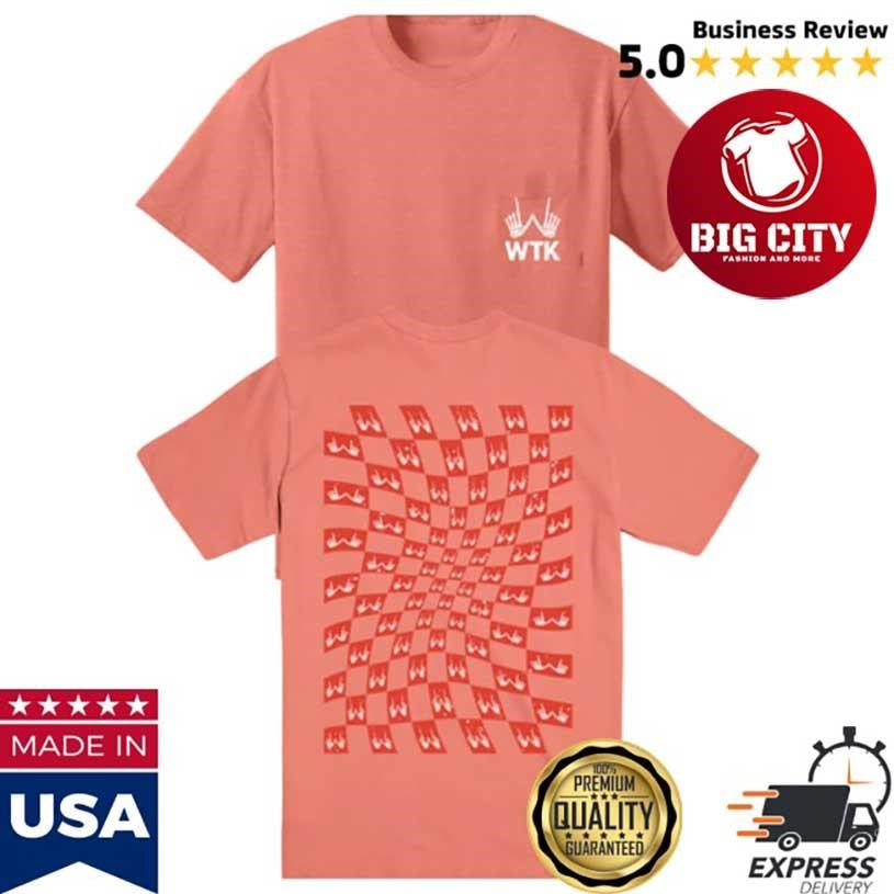We The Kings Checkerboard Two Sided Shirt