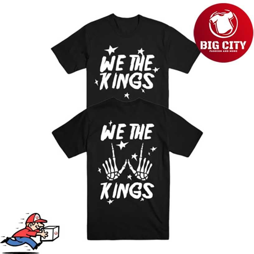 We The Kings Skeleton Hands Two Sided Shirt
