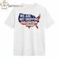 We are not dropping The Epstein thing US flag map tee