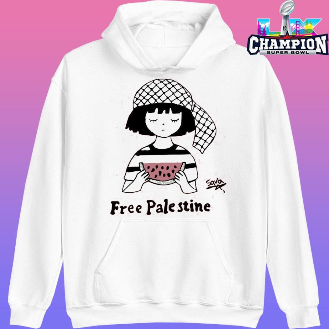 Wear The Peace Sara Art Free Palestine Shirt