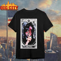 Wednesday Addams Shh Death Tarot Card XIII Gothic horror shirt
