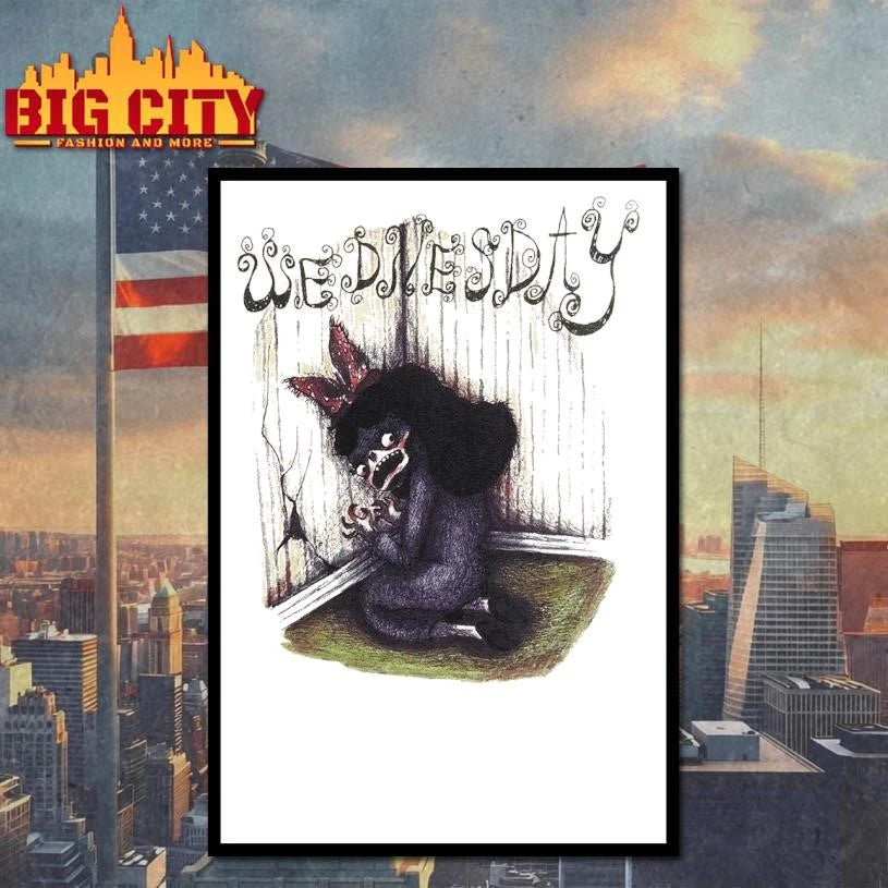 Wednesday Bleeds Album Cover Scary Shirt