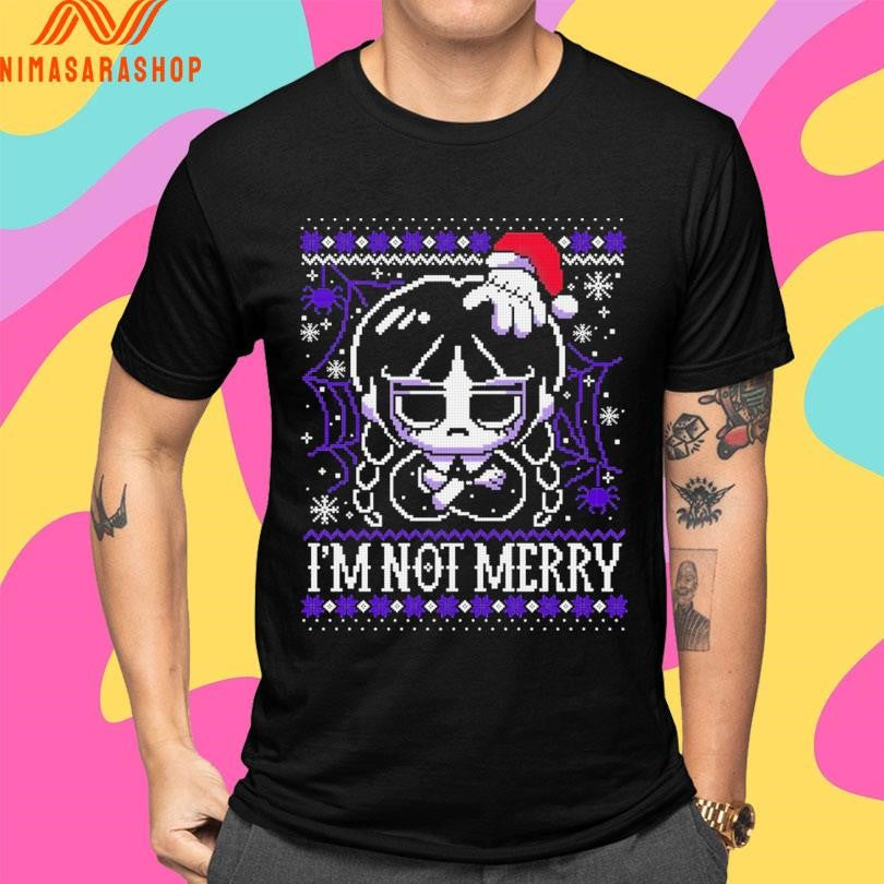 Wednesday I’m Not Merry Ugly Christmas 2025 Shirts