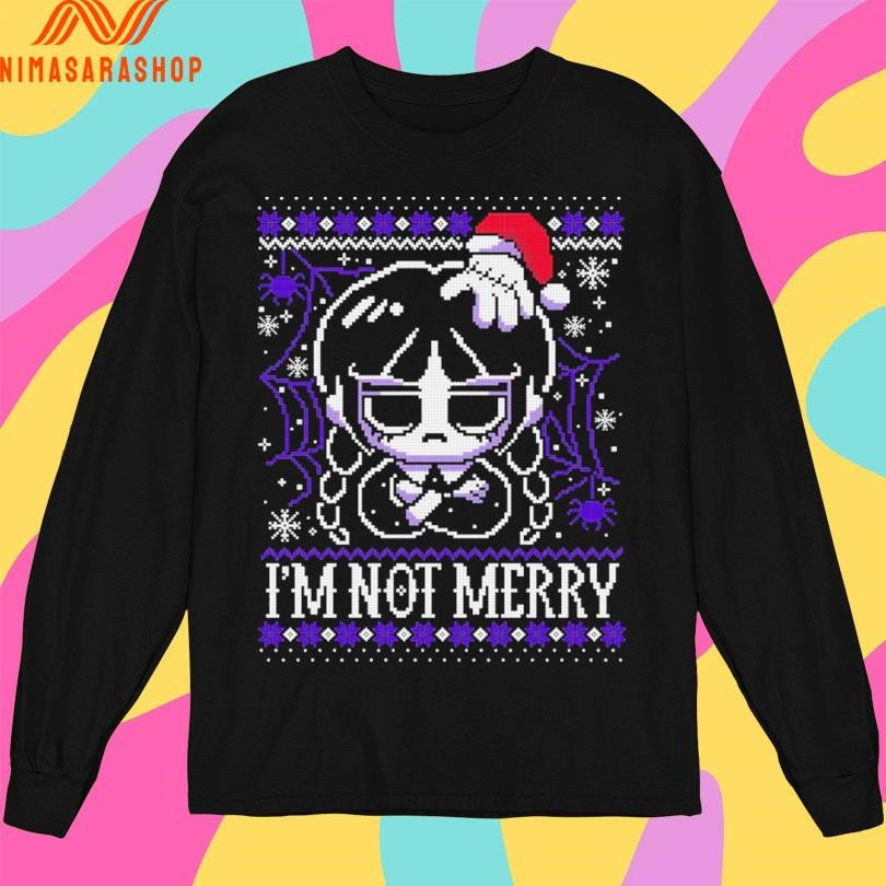 Wednesday I’m Not Merry Ugly Christmas 2025 Shirts